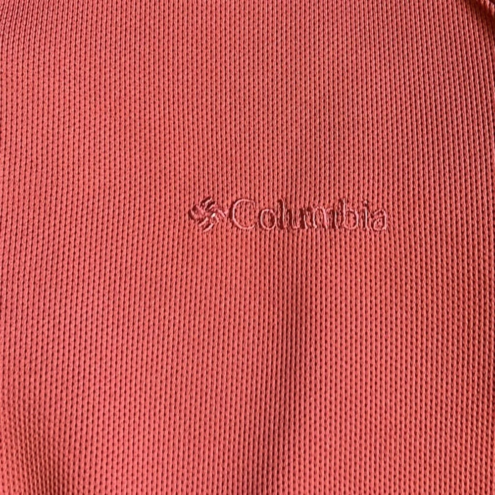 Columbia 1/4 Zip Men's Fleece Lined Pullover Rust/Orange Size Large